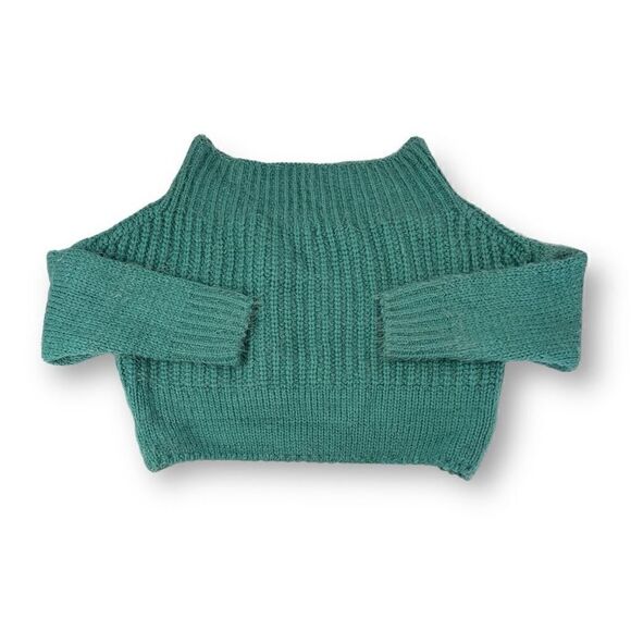 Kayla’s Armoire Green Fuzzy Sweater Size Large - Picture 3 of 5